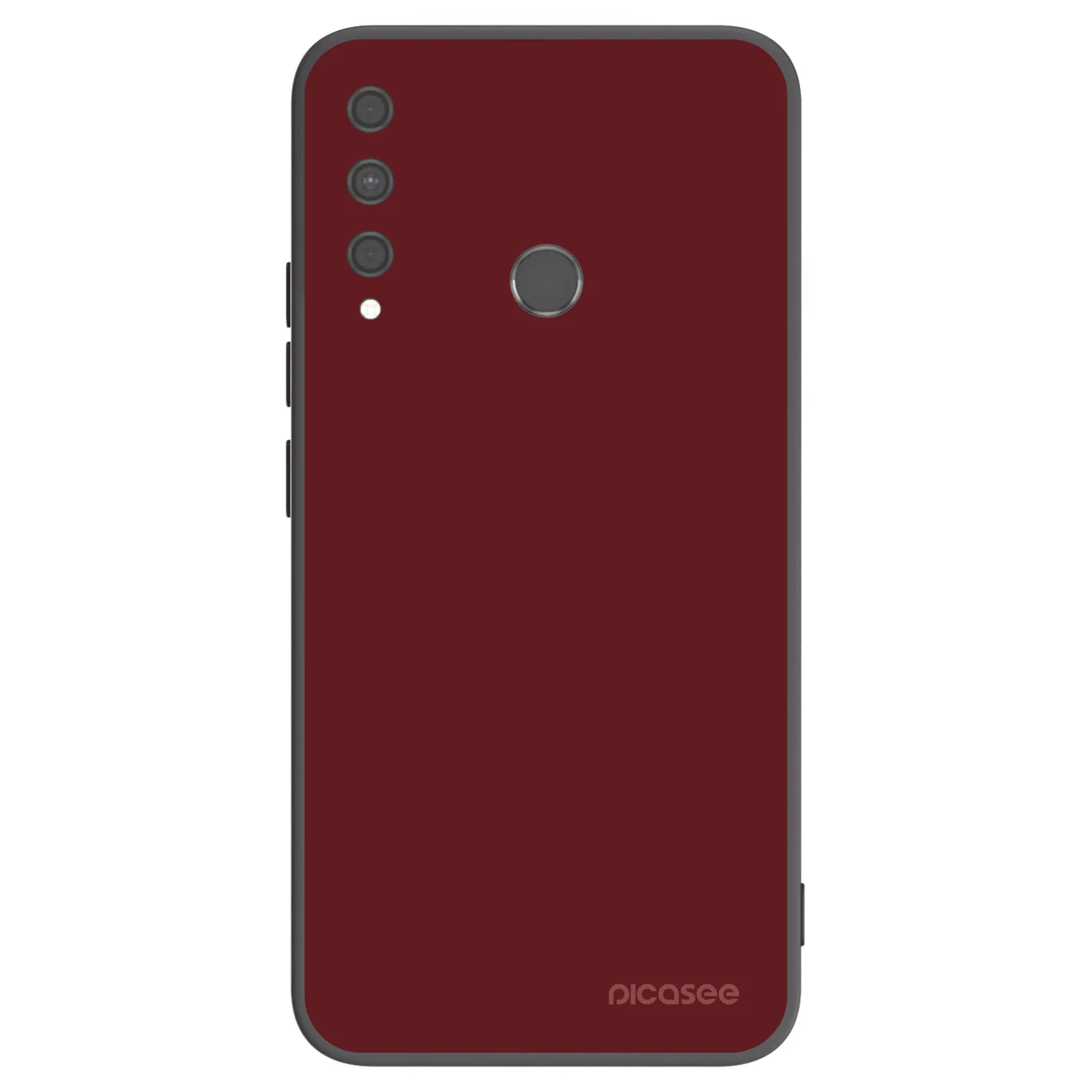 Picasee silikonowe czarne etui na Huawei P40 Lite E - Red Bliss