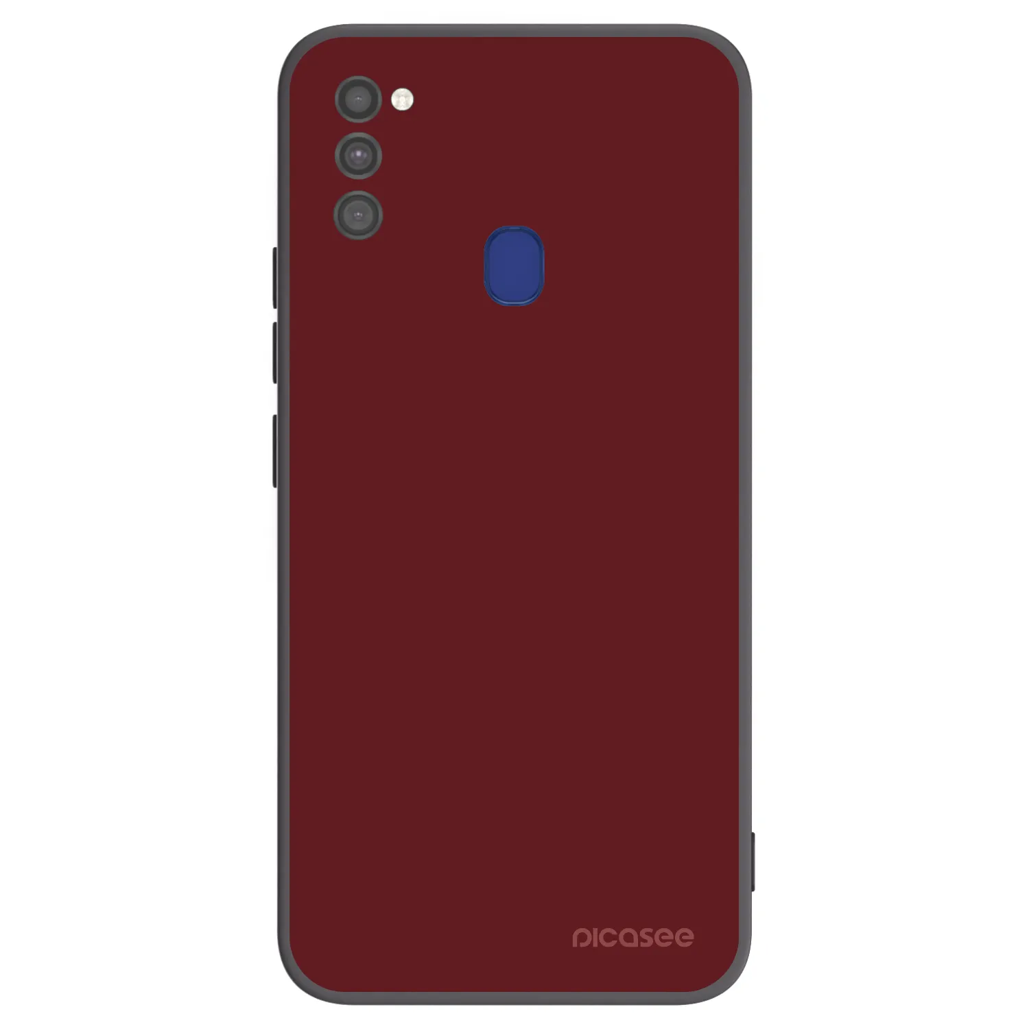 Picasee silikonowe czarne etui na Samsung Galaxy M21 M215F - Red Bliss