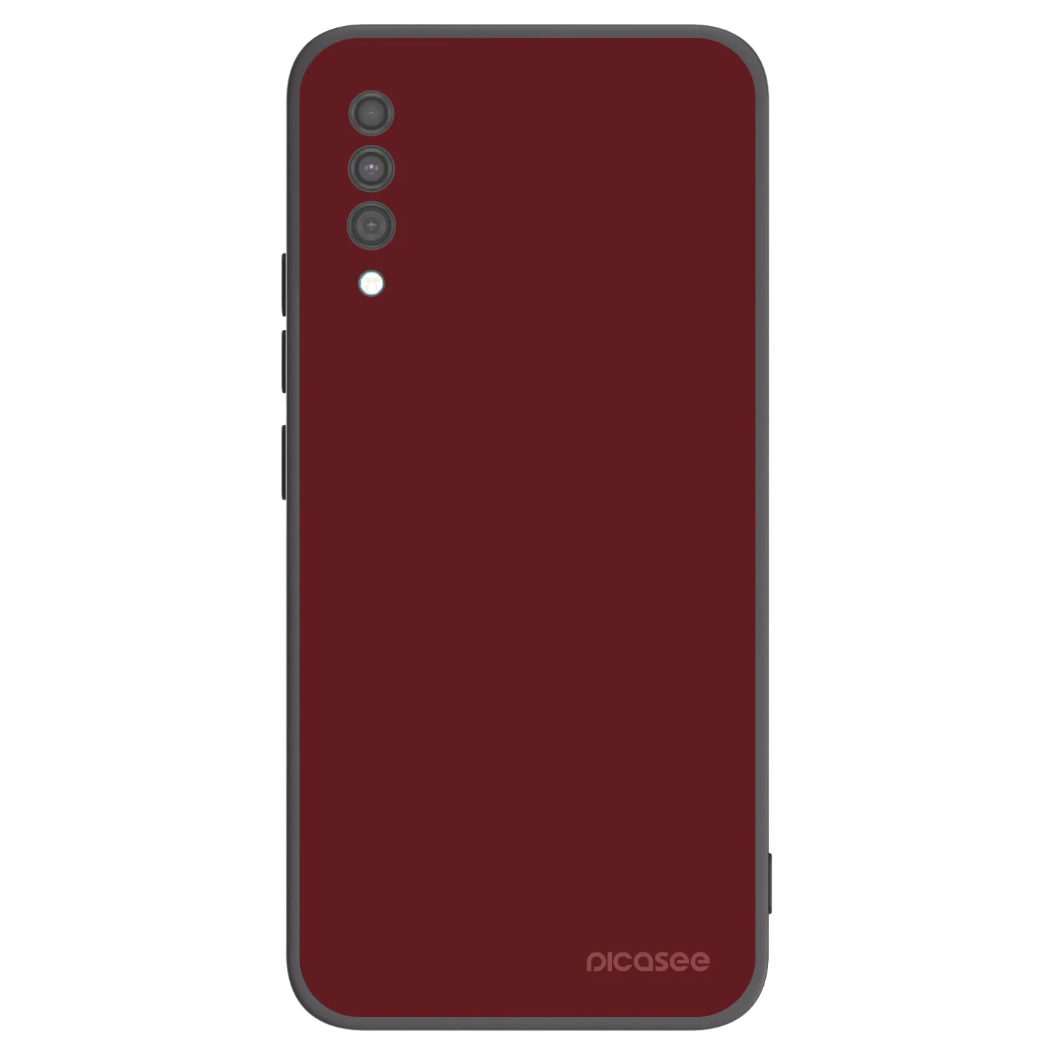 Picasee silikonowe czarne etui na Samsung Galaxy A30s A307F - Red Bliss
