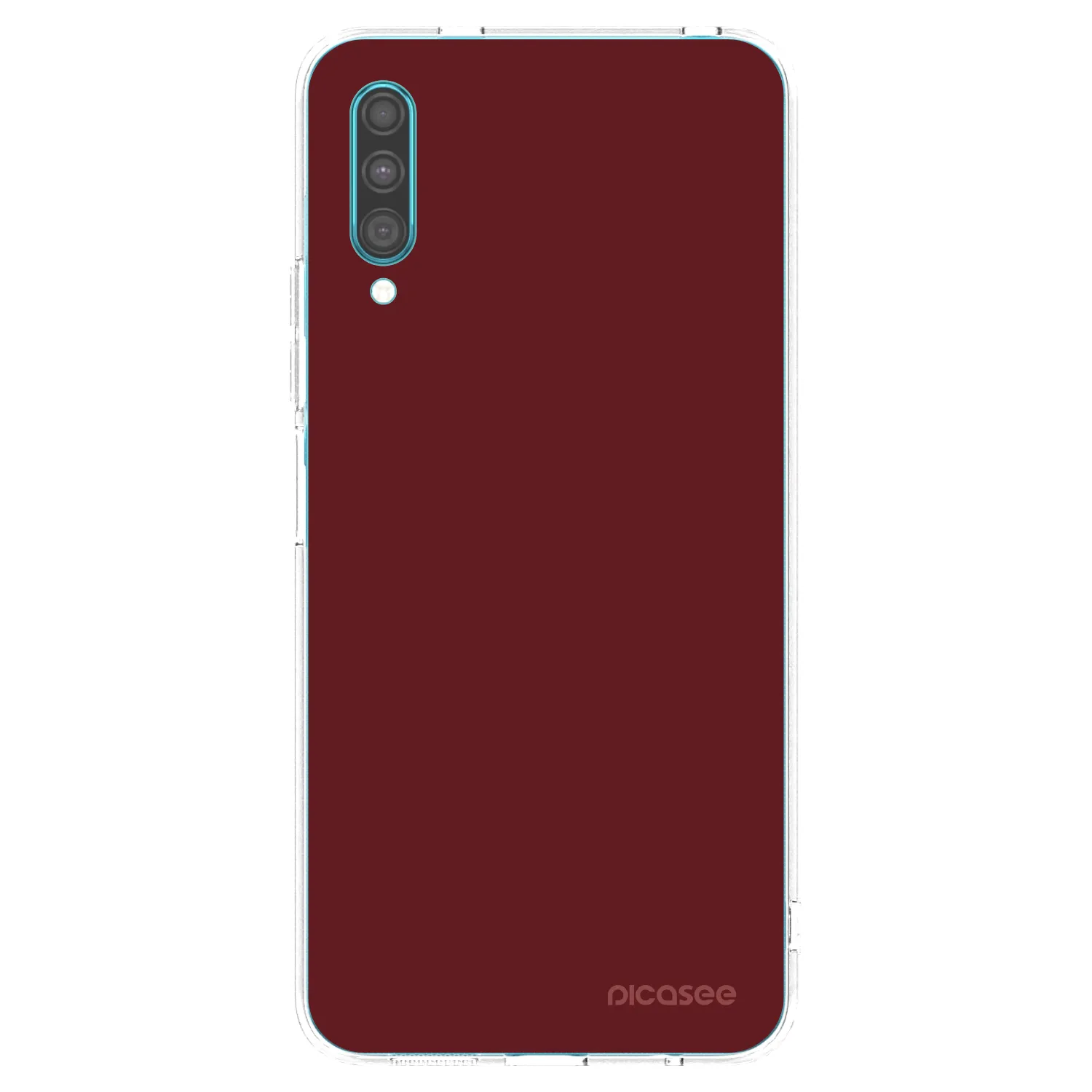 Picasee silikonowe przeźroczyste etui na Samsung Galaxy A30s A307F - Red Bliss