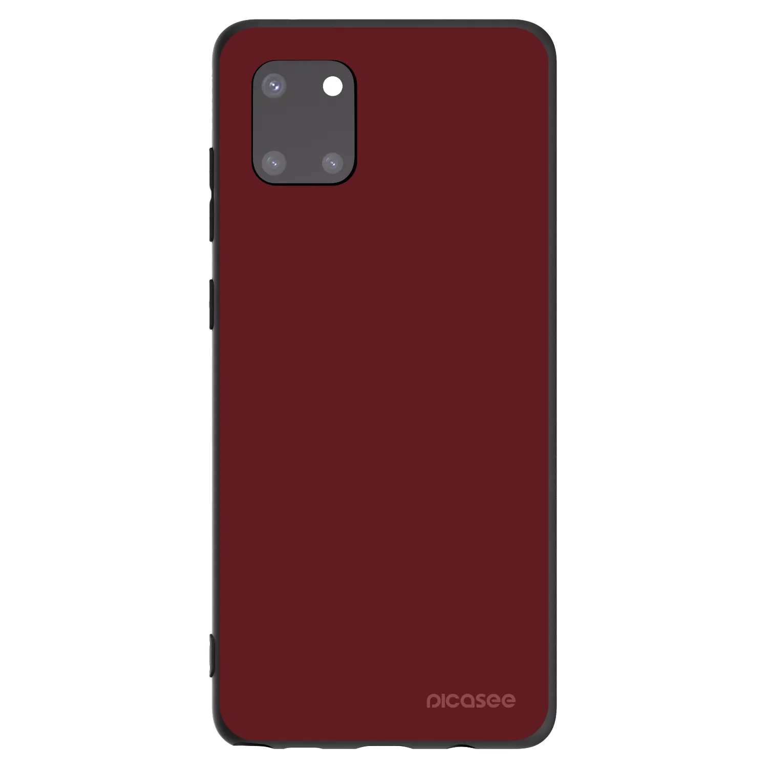 Picasee silikonowe czarne etui na Samsung Galaxy Note 10 Lite N770F - Red Bliss