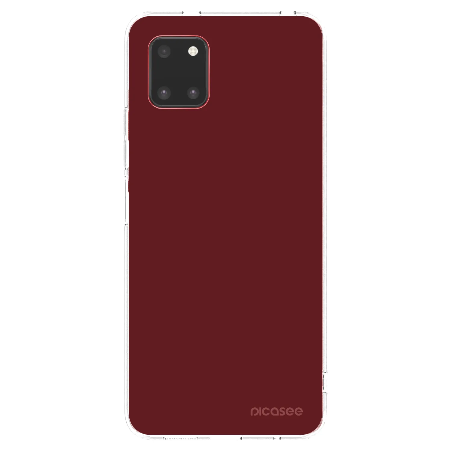 Picasee silikonowe przeźroczyste etui na Samsung Galaxy Note 10 Lite N770F - Red Bliss