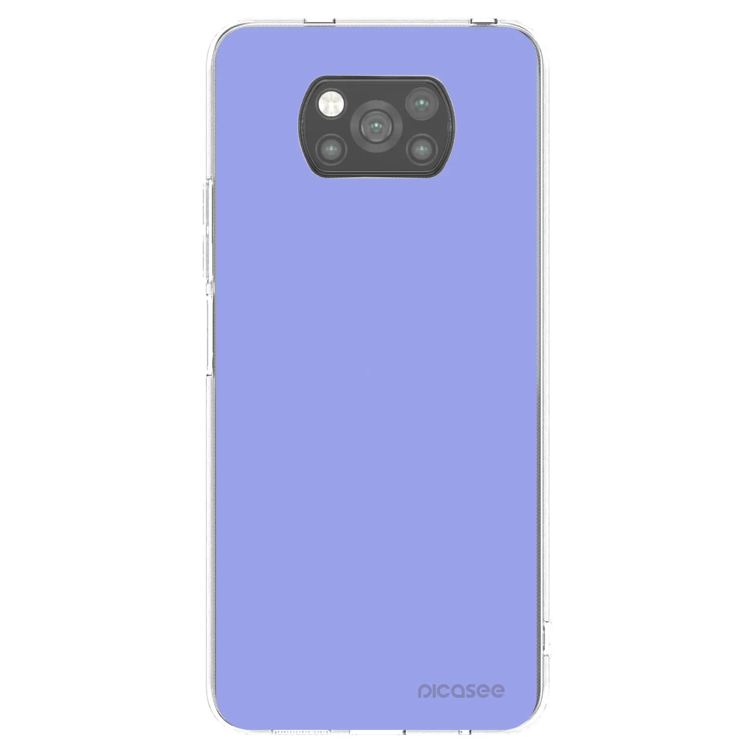 Picasee silikonowe czarne etui na Xiaomi Poco X3 - Sky Whisper