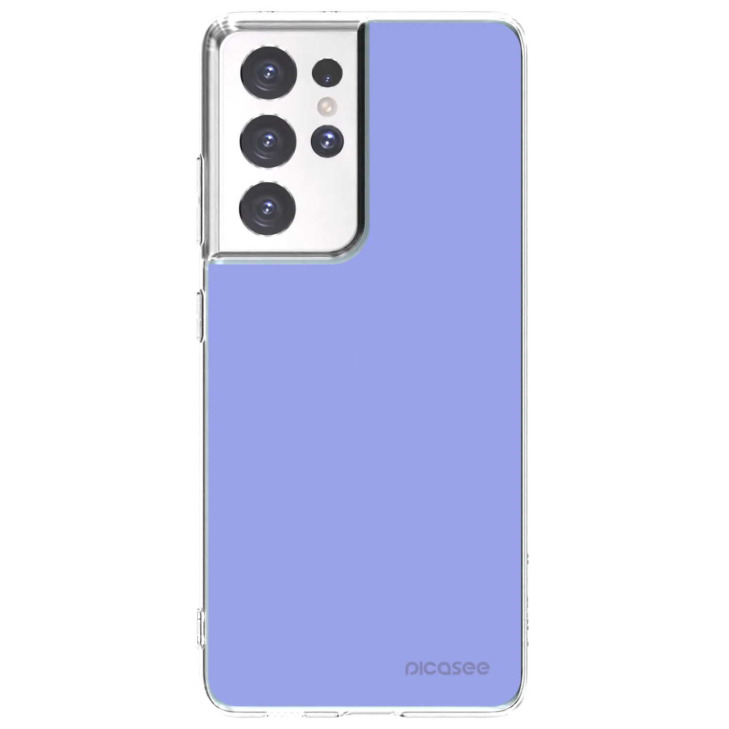 Picasee silikonowe przeźroczyste etui na Samsung Galaxy S21 Ultra 5G G998B - Sky Whisper