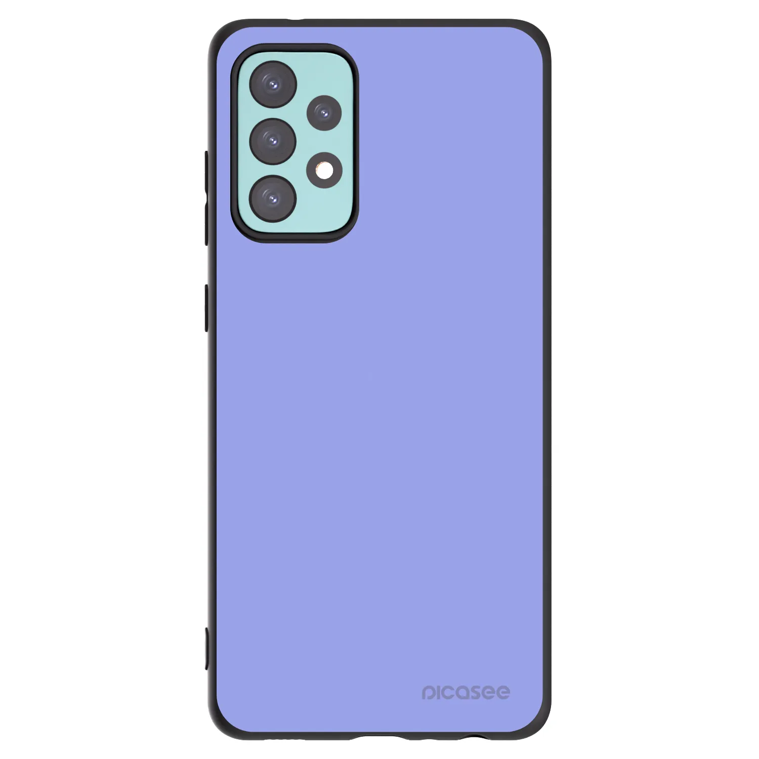 Picasee silikonowe czarne etui na Samsung Galaxy A72 A725F - Sky Whisper