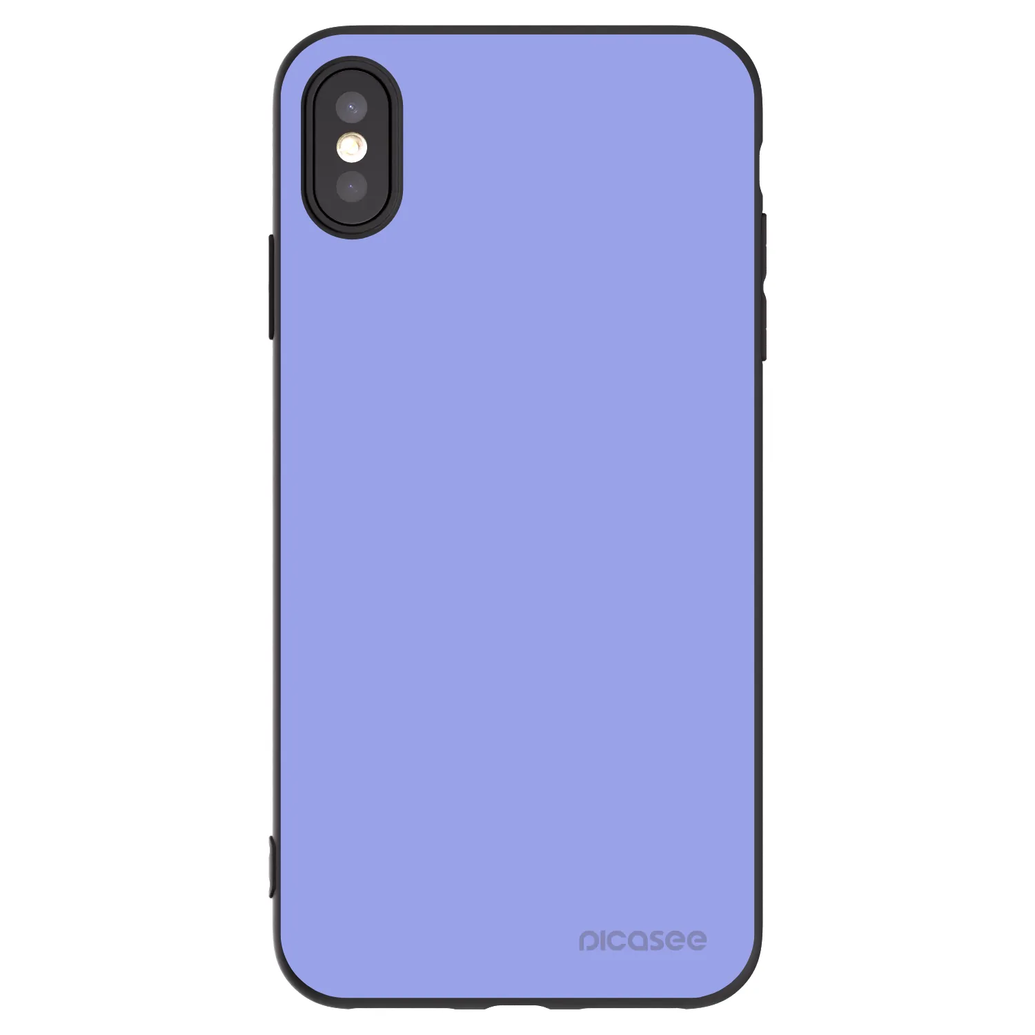 Picasee silikonowe czarne etui na Apple iPhone XS Max - Sky Whisper