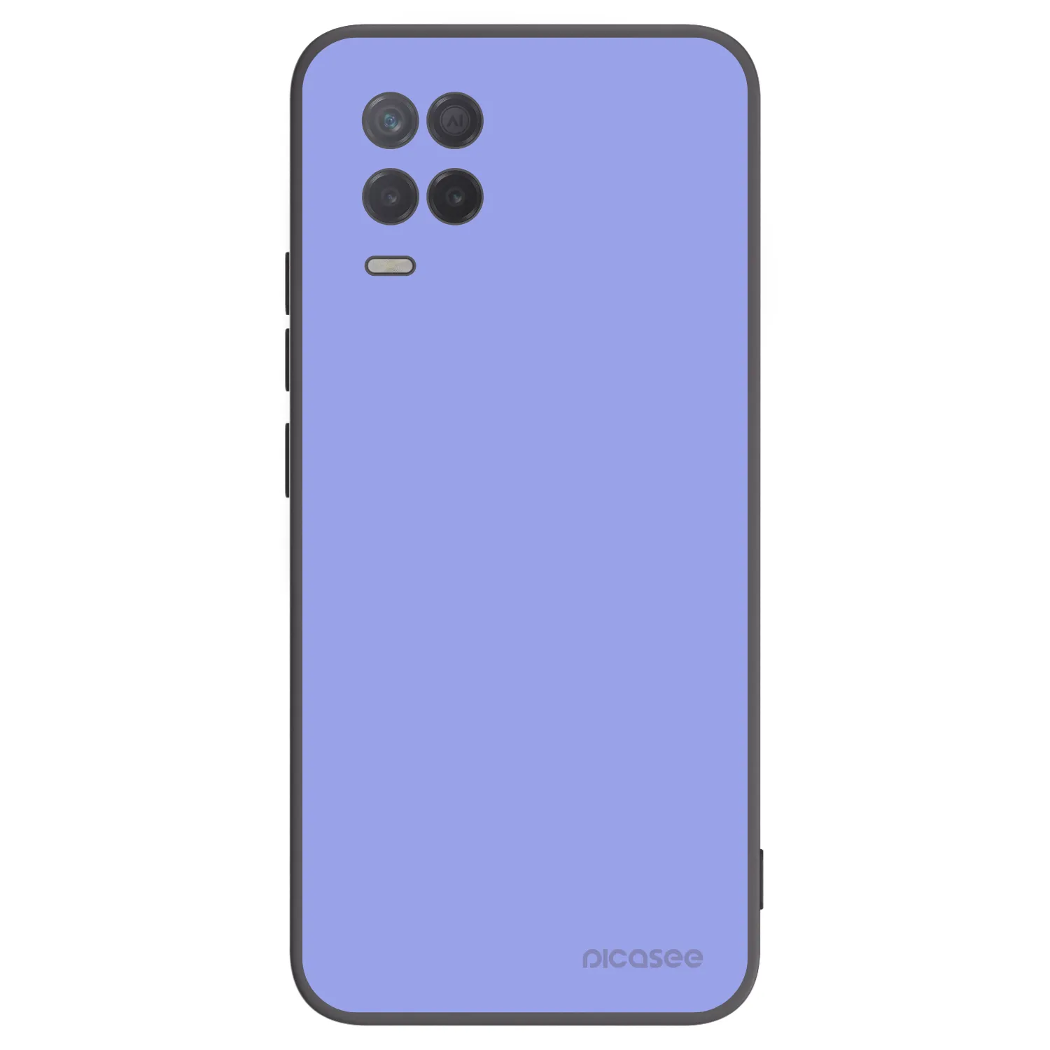 Picasee silikonowe czarne etui na Realme 8 5G - Sky Whisper