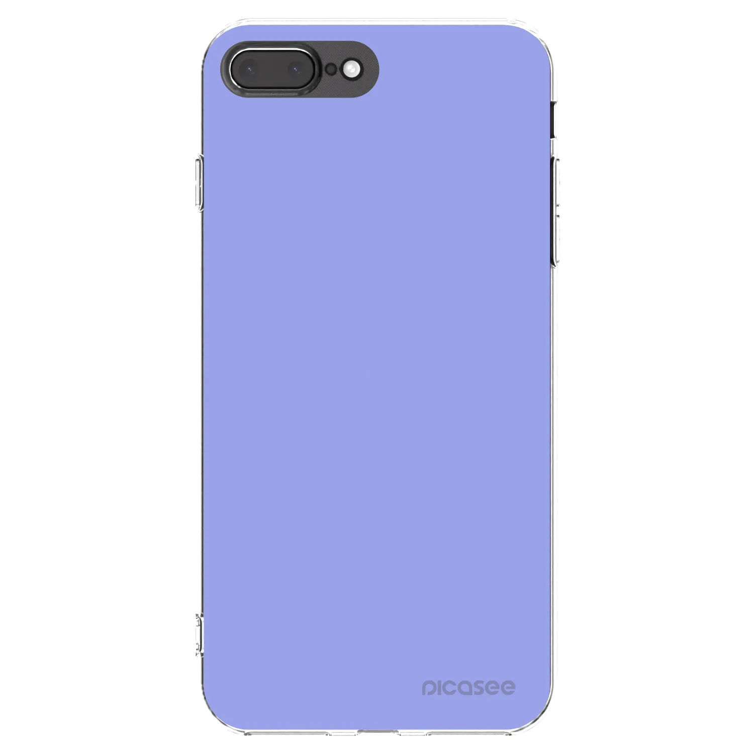 Picasee silikonowe przeźroczyste etui na Apple iPhone 8 Plus - Sky Whisper