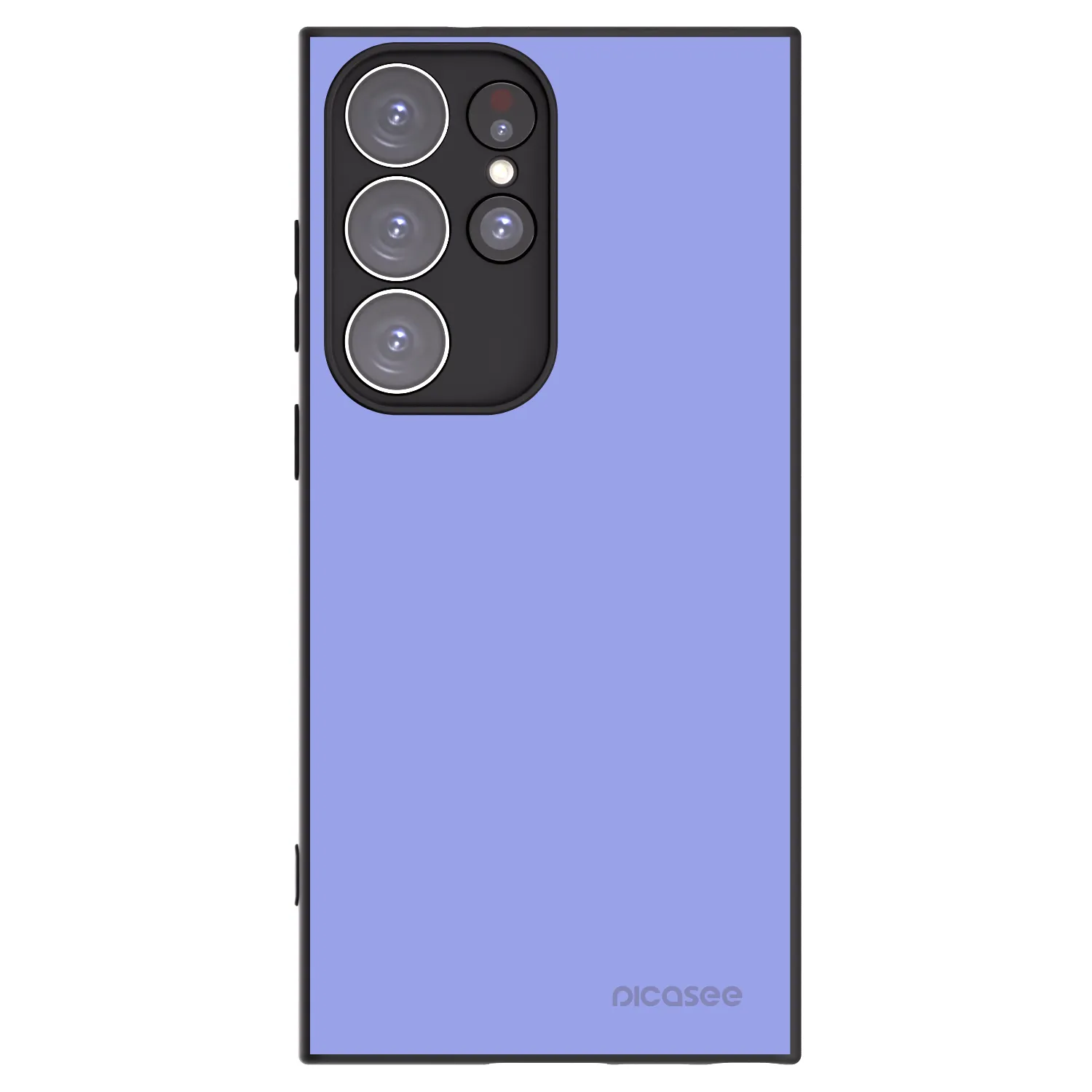 Picasee silikonowe czarne etui na Samsung Galaxy S23 Ultra 5G - Sky Whisper