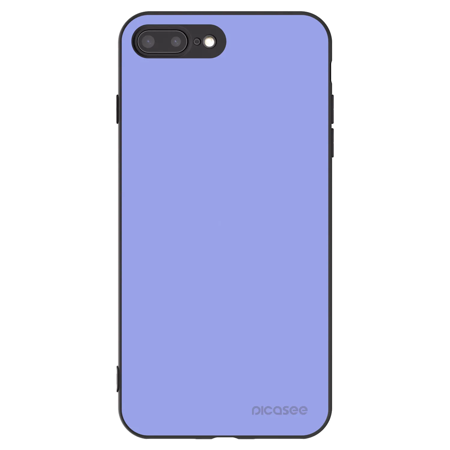 Picasee silikonowe czarne etui na Apple iPhone 8 Plus - Sky Whisper