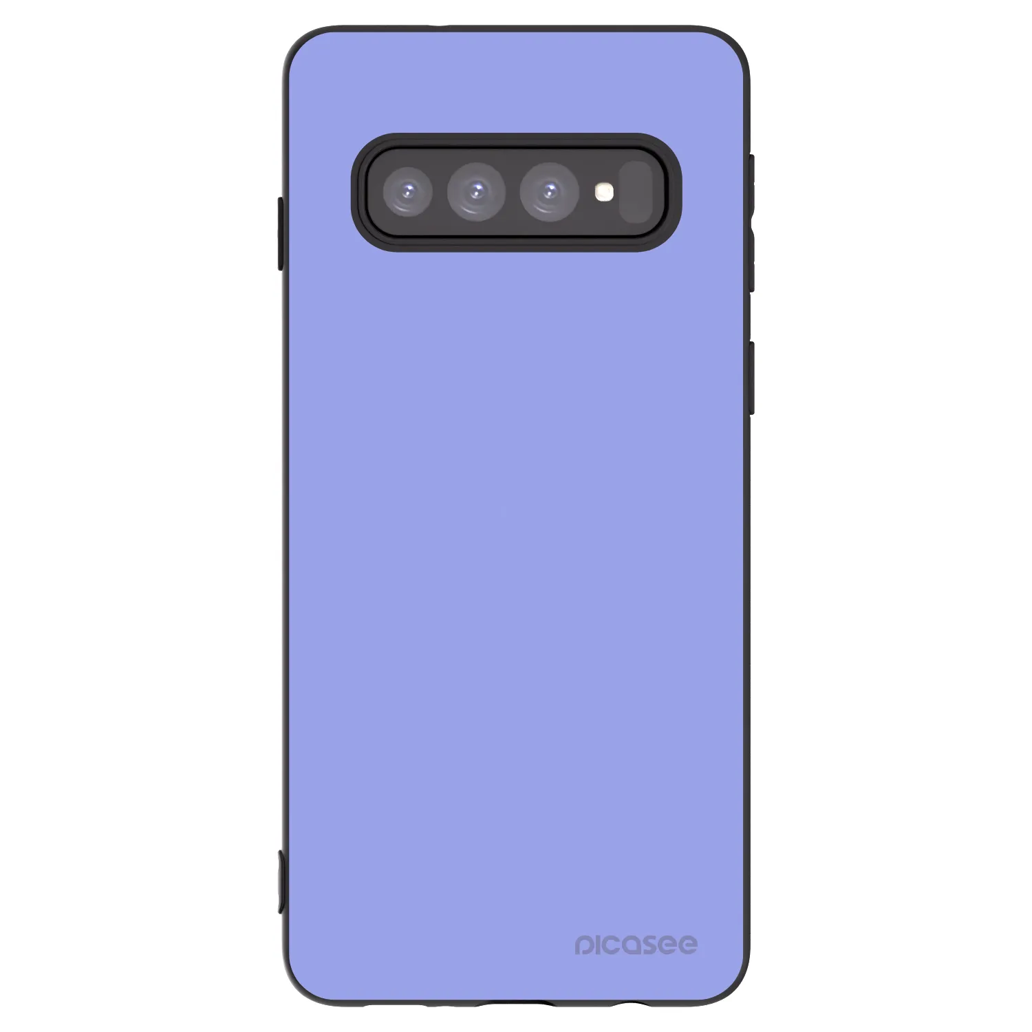 Picasee silikonowe czarne etui na Samsung Galaxy S10 G973 - Sky Whisper