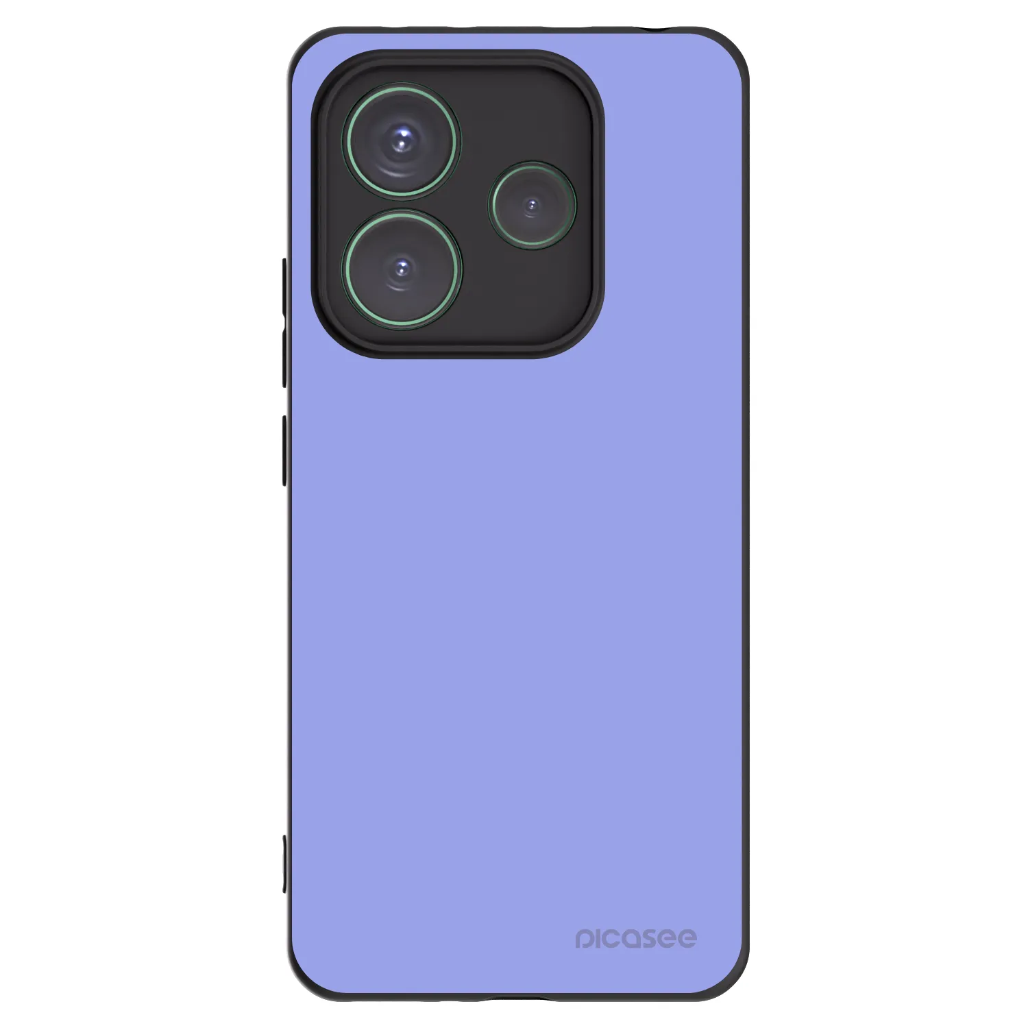 Picasee silikonowe czarne etui na Xiaomi Redmi Note 14 5G - Sky Whisper