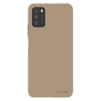 Picasee silikonowe przeźroczyste etui na Xiaomi Poco M3 - Soft Sand