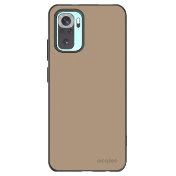 Picasee silikonowe czarne etui na Xiaomi Redmi Note 10 Pro - Soft Sand