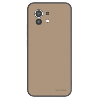 Picasee silikonowe czarne etui na Xiaomi Mi 11 - Soft Sand