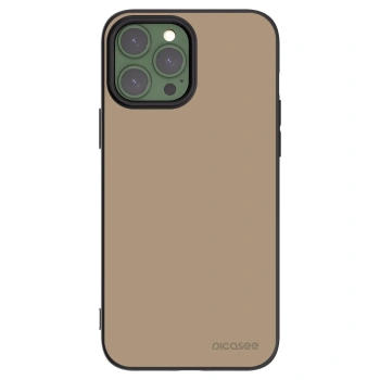 Picasee silikonowe czarne etui na Apple iPhone 13 Pro Max - Soft Sand