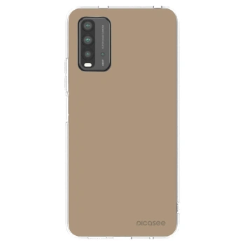Picasee silikonowe przeźroczyste etui na Xiaomi Redmi 9T - Soft Sand