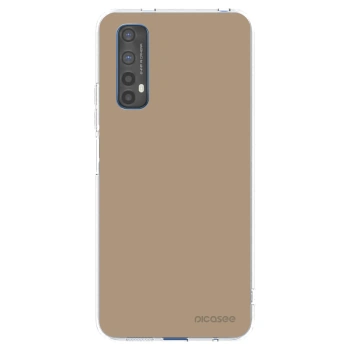 Picasee silikonowe przeźroczyste etui na Realme 7 - Soft Sand