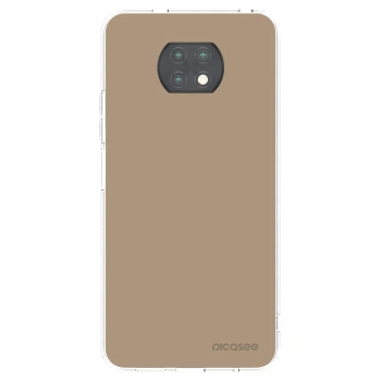 Picasee silikonowe przeźroczyste etui na Xiaomi Redmi Note 9T - Soft Sand