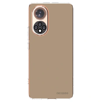 Picasee silikonowe przeźroczyste etui na Honor 50 5G - Soft Sand