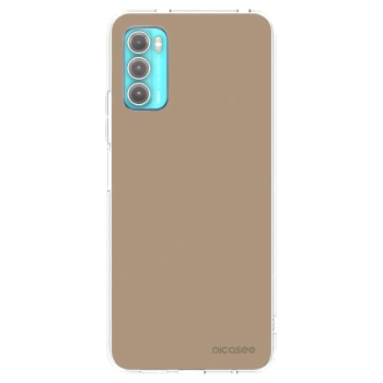 Picasee silikonowe przeźroczyste etui na Motorola Moto G60 - Soft Sand