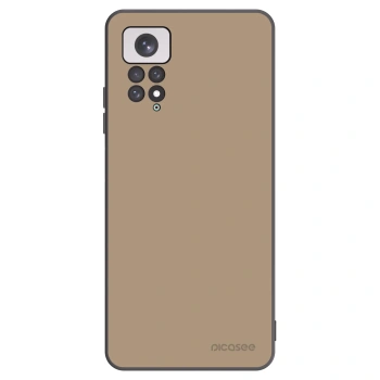 Picasee silikonowe czarne etui na Xiaomi Redmi Note 11 - Soft Sand