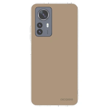 Picasee silikonowe przeźroczyste etui na Xiaomi 12 Pro - Soft Sand