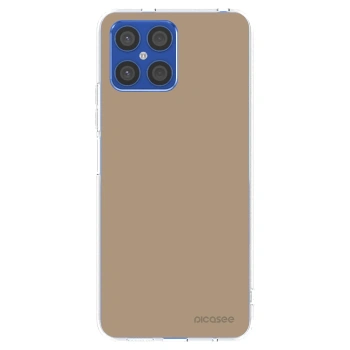 Picasee silikonowe przeźroczyste etui na Honor X8 4G - Soft Sand