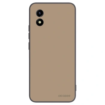 Picasee silikonowe czarne etui na Vivo Y01 - Soft Sand
