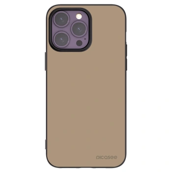 Picasee silikonowe czarne etui na Apple iPhone 14 Pro Max - Soft Sand