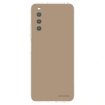 Picasee silikonowe przeźroczyste etui na Sony Xperia 10 IV 5G - Soft Sand
