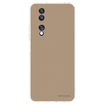 Picasee silikonowe przeźroczyste etui na Honor 70 - Soft Sand
