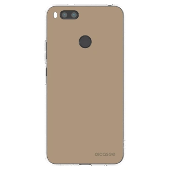Picasee silikonowe przeźroczyste etui na Xiaomi Redmi A1 - Soft Sand