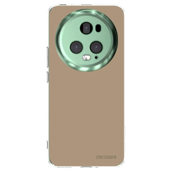Picasee silikonowe przeźroczyste etui na Honor Magic5 Pro - Soft Sand
