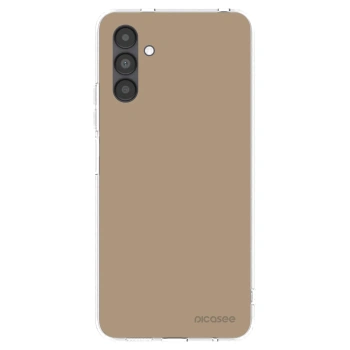 Picasee silikonowe przeźroczyste etui na Samsung Galaxy A04s A047F - Soft Sand