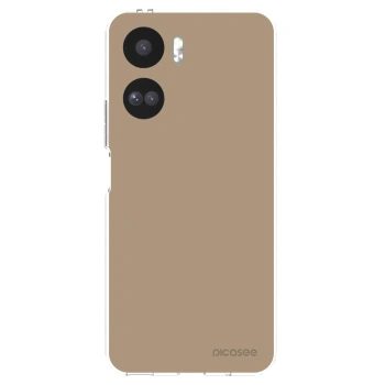 Picasee silikonowe przeźroczyste etui na Honor 90 Lite 5G - Soft Sand