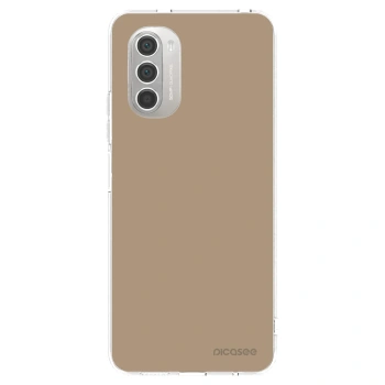 Picasee silikonowe przeźroczyste etui na Motorola Moto G51 - Soft Sand