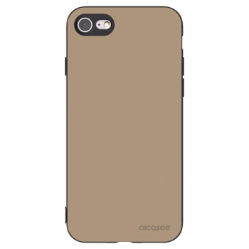 Picasee silikonowe czarne etui na Apple iPhone 7 - Soft Sand