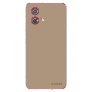Picasee silikonowe przeźroczyste etui na Motorola Moto G84 5G - Soft Sand