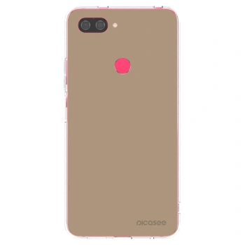 Picasee silikonowe przeźroczyste etui na Xiaomi Mi 8 Lite - Soft Sand