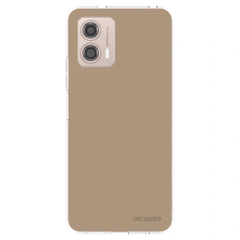 Picasee silikonowe przeźroczyste etui na Motorola Moto G53 5G - Soft Sand
