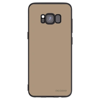 Picasee silikonowe czarne etui na Samsung Galaxy S8 G950F - Soft Sand