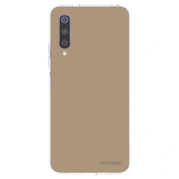 Picasee silikonowe przeźroczyste etui na Xiaomi Mi 9 - Soft Sand