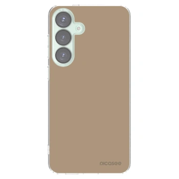 Picasee silikonowe przeźroczyste etui na Samsung Galaxy S25+ 5G - Soft Sand