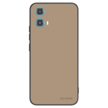 Picasee silikonowe czarne etui na Motorola Moto G34 5G - Soft Sand