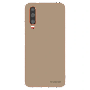 Picasee silikonowe przeźroczyste etui na Huawei P30 - Soft Sand