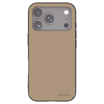 Picasee silikonowe czarne etui na Apple iPhone 17 Pro - Soft Sand