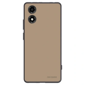 Picasee silikonowe czarne etui na Motorola Moto E14 - Soft Sand