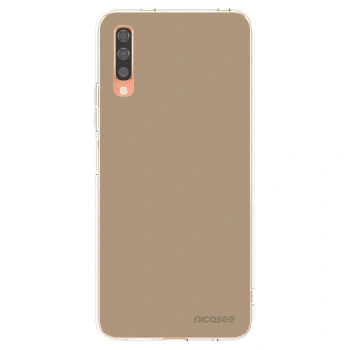 Picasee silikonowe przeźroczyste etui na Samsung Galaxy A70 A705F - Soft Sand