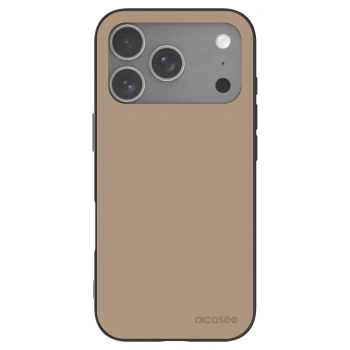 Picasee silikonowe czarne etui na Apple iPhone 18 Pro - Soft Sand